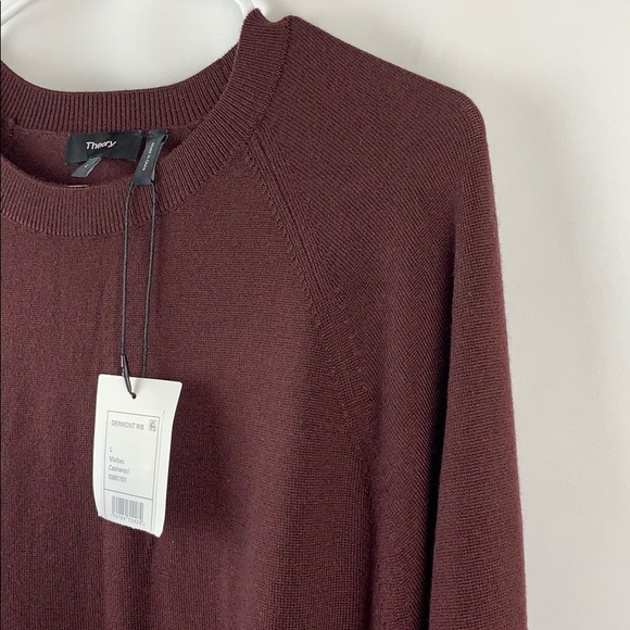 THEORY Dermont Merino Wool Blend Sweater - Picture 3 of 7
